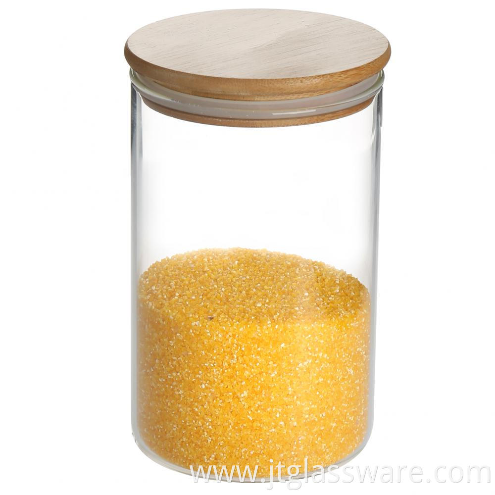 Cylindrical Glass Container